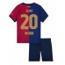 Maillot de foot Barcelona Dani Olmo #20 Domicile vêtements enfant 2024-25 Manches Courtes (+ pantalon court)